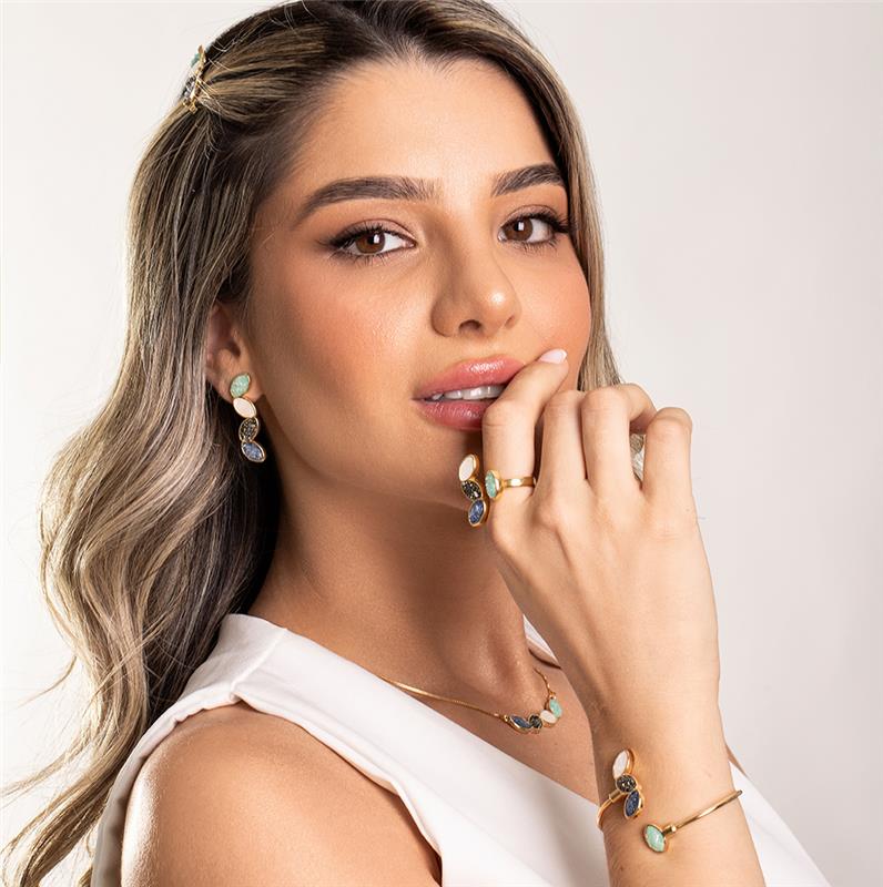 PULSEIRA FOLHEADO A OURO