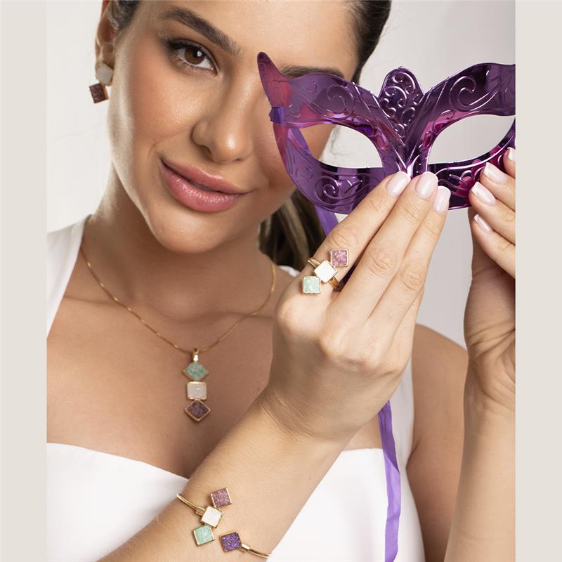 PULSEIRA FOLHEADO A OURO