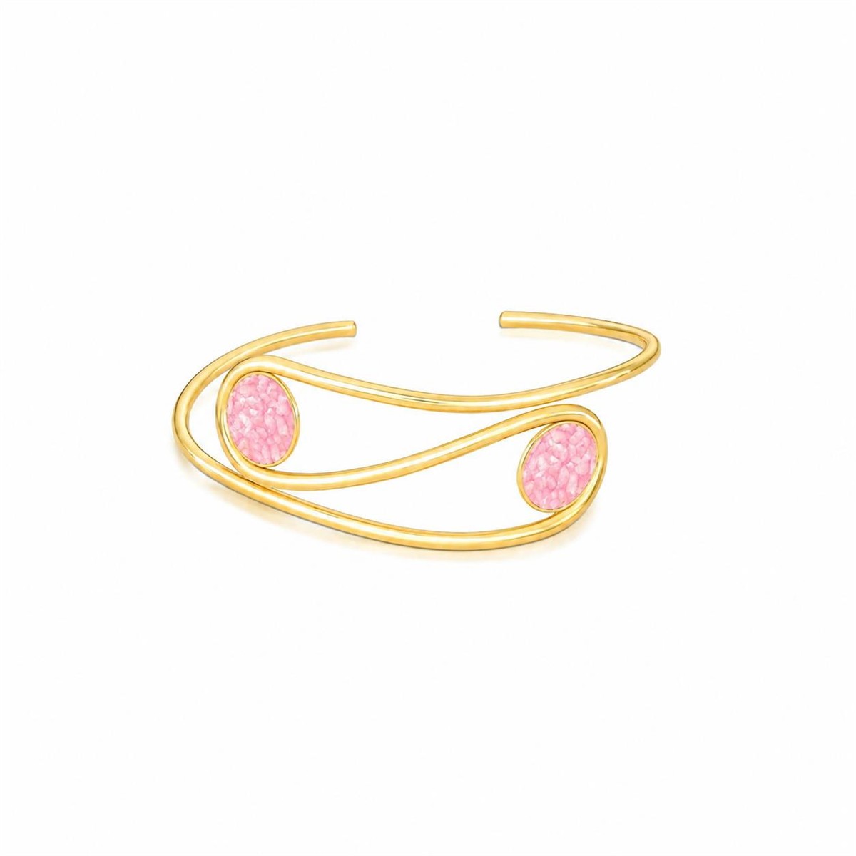 PULSEIRA FOLHEADO A OURO