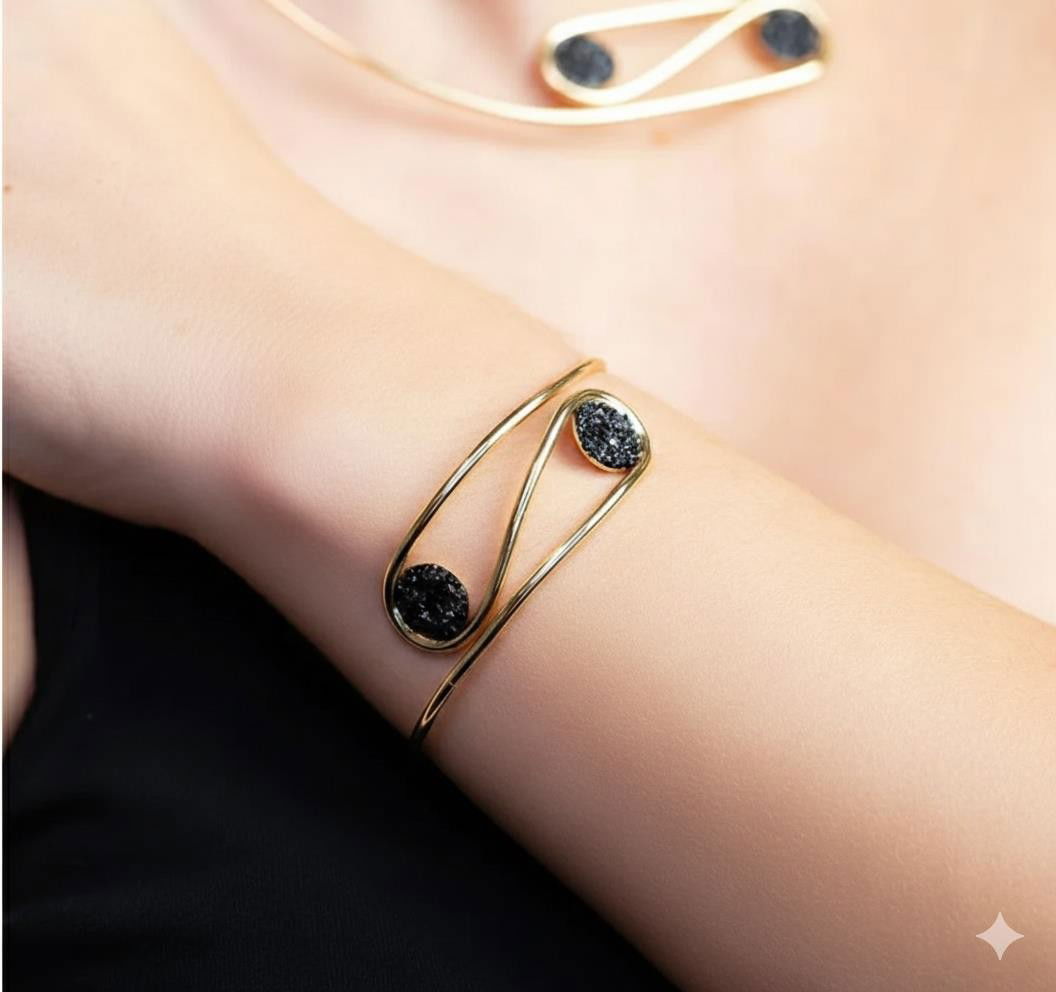PULSEIRA FOLHEADO A OURO