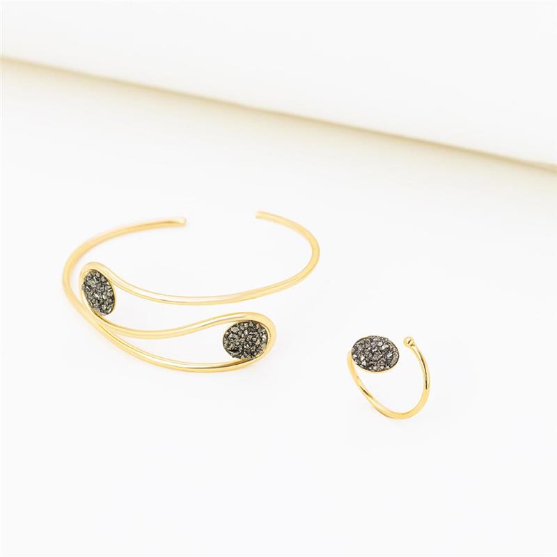 PULSEIRA FOLHEADO A OURO