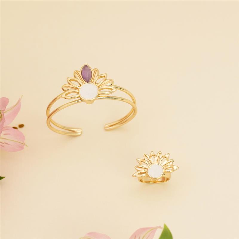 PULSEIRA FOLHEADO A OURO