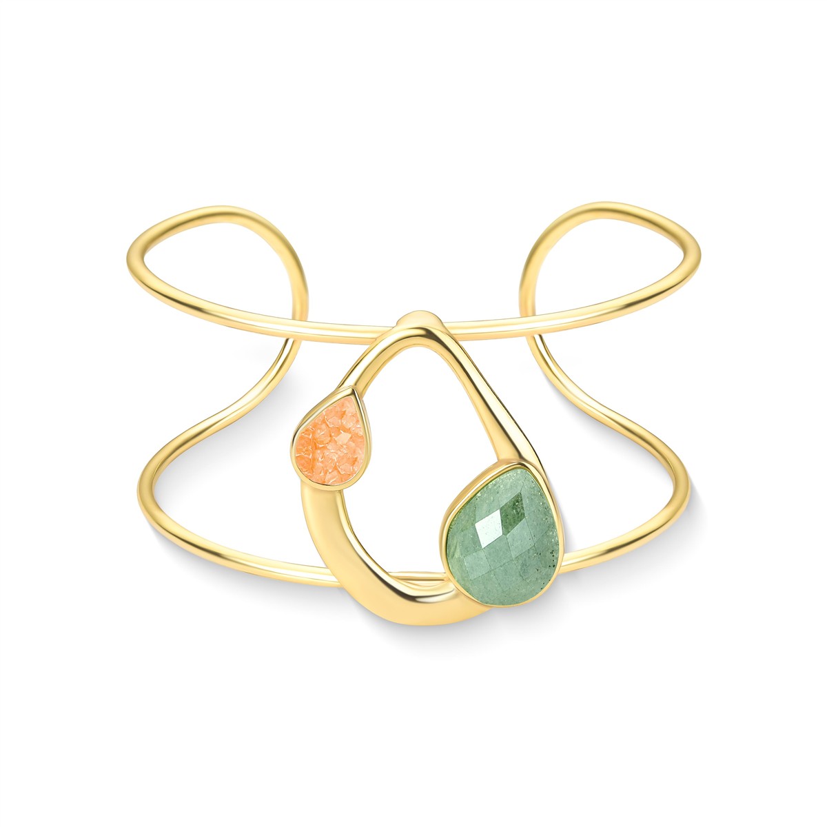 PULSEIRA FOLHEADO A OURO