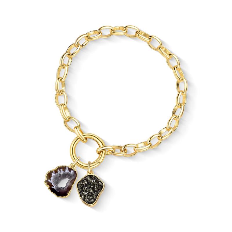 PULSEIRA FOLHEADO A OURO