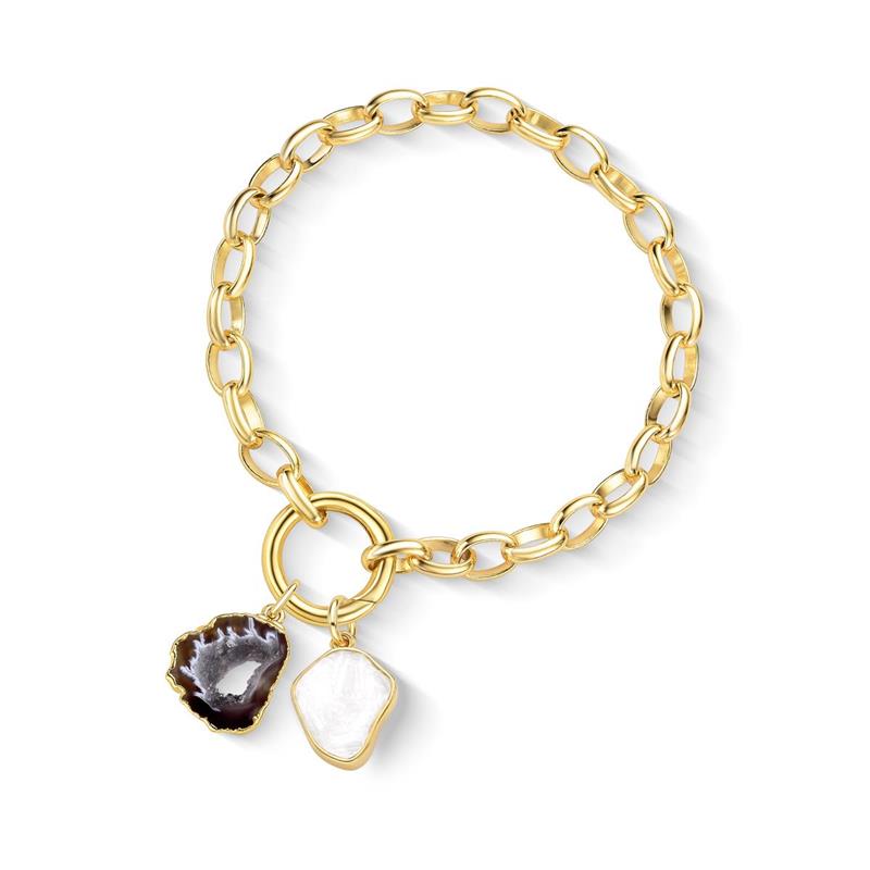 PULSEIRA FOLHEADO A OURO