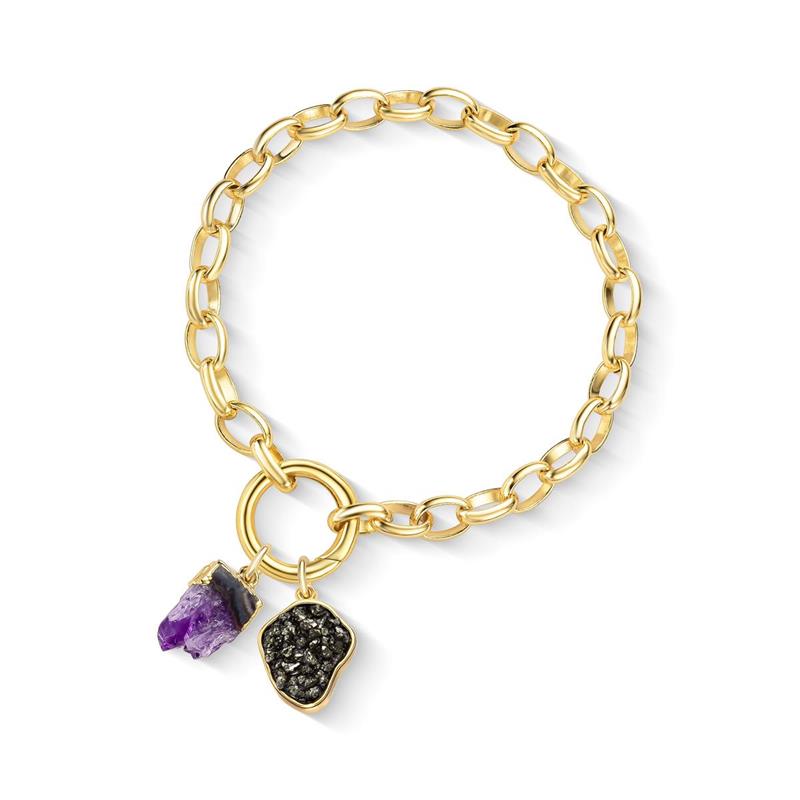 PULSEIRA FOLHEADO A OURO