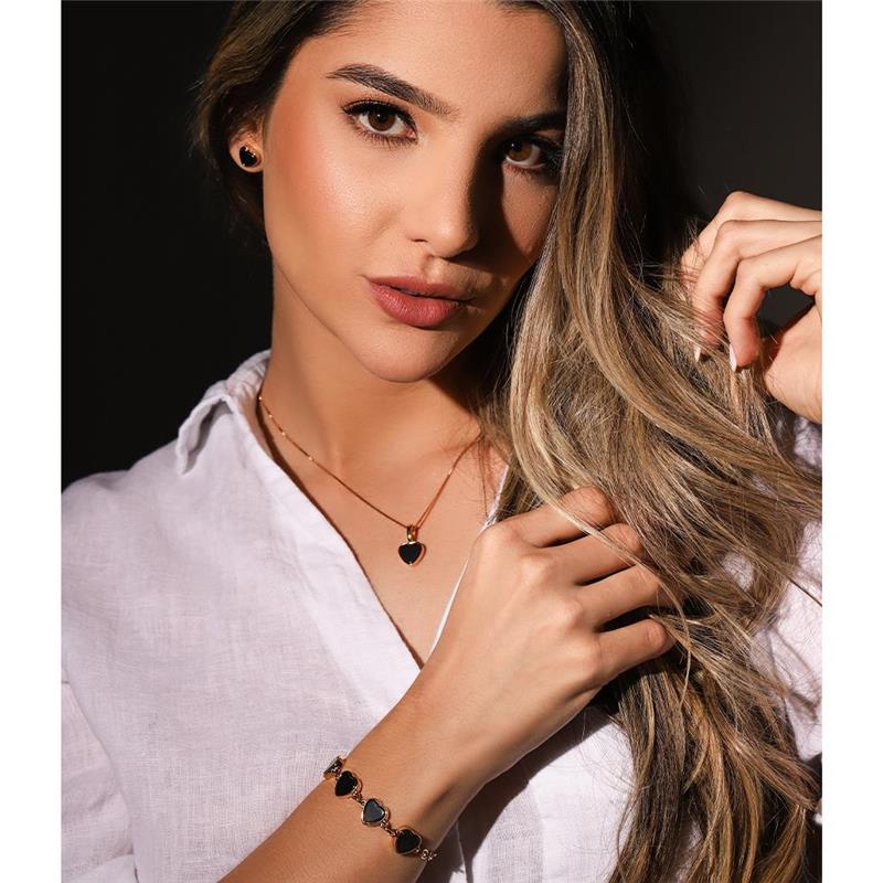 PULSEIRA FOLHEADO A OURO