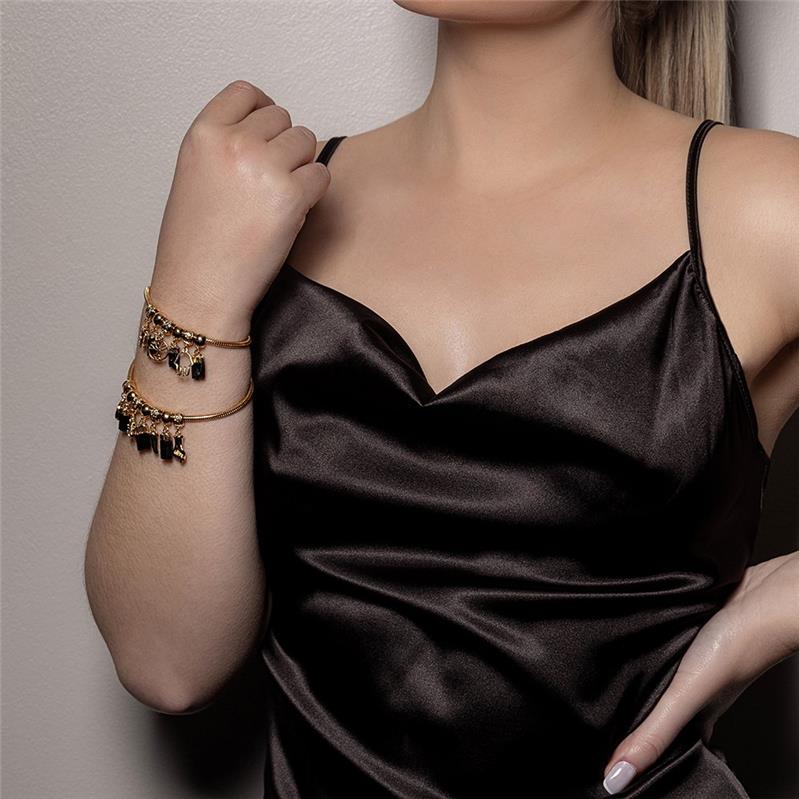 PULSEIRA FOLHEADO A OURO