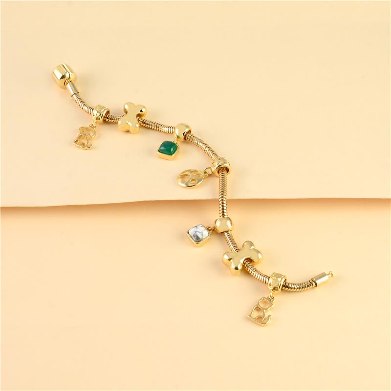 PULSEIRA FOLHEADO A OURO