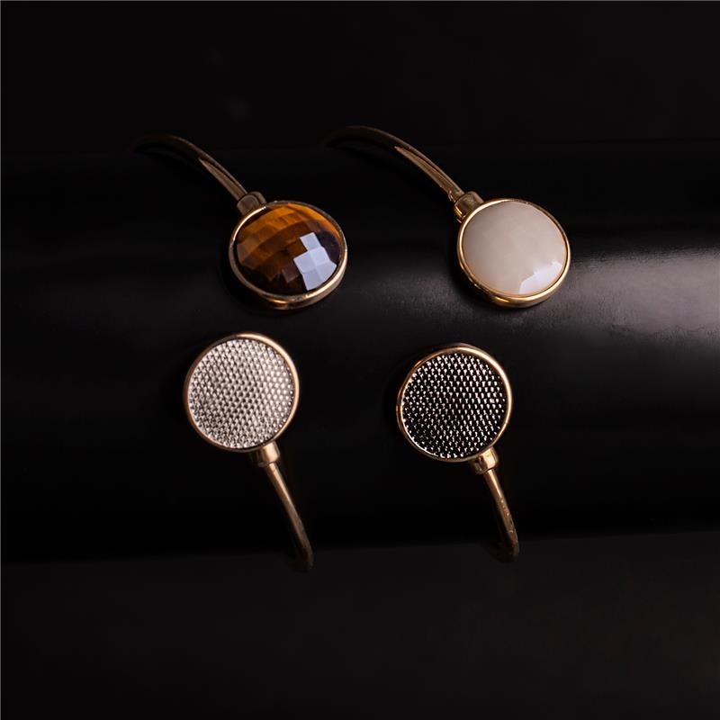 PULSEIRA FOLHEADO A OURO E RÓDIO NEGRO