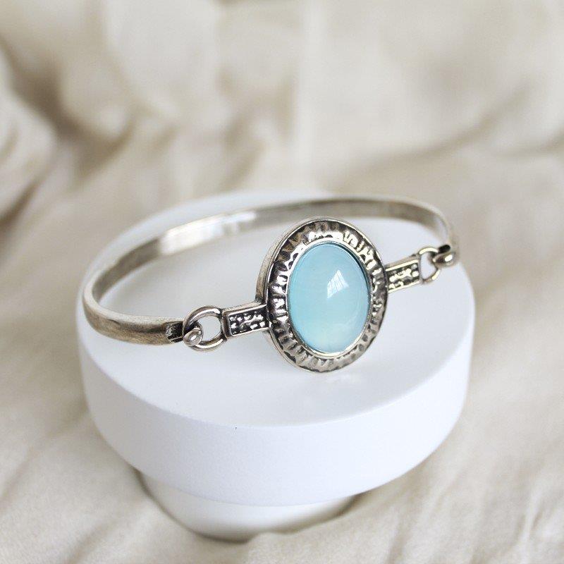 PULSEIRA FOLHEADO A PRATA ENVELHECIDA