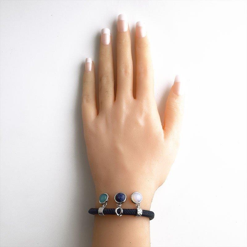 PULSEIRA FOLHEADO A RÓDIO NEGRO