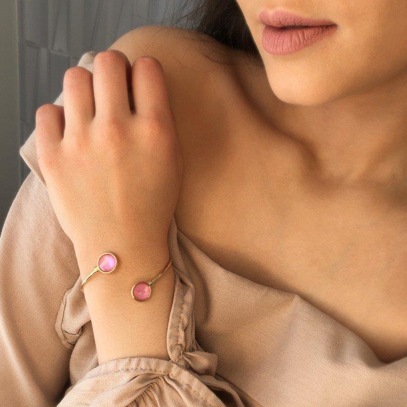 PULSEIRA FOLHEADO A RÓDIO NEGRO