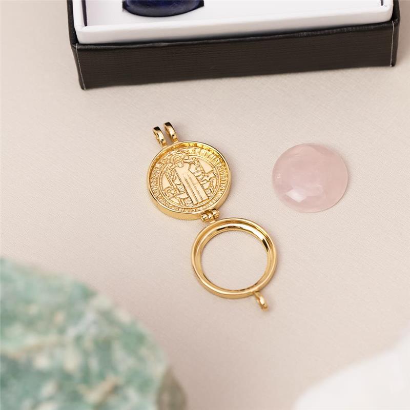 COMBO RELICÁRIO FOLHEADO A OURO 