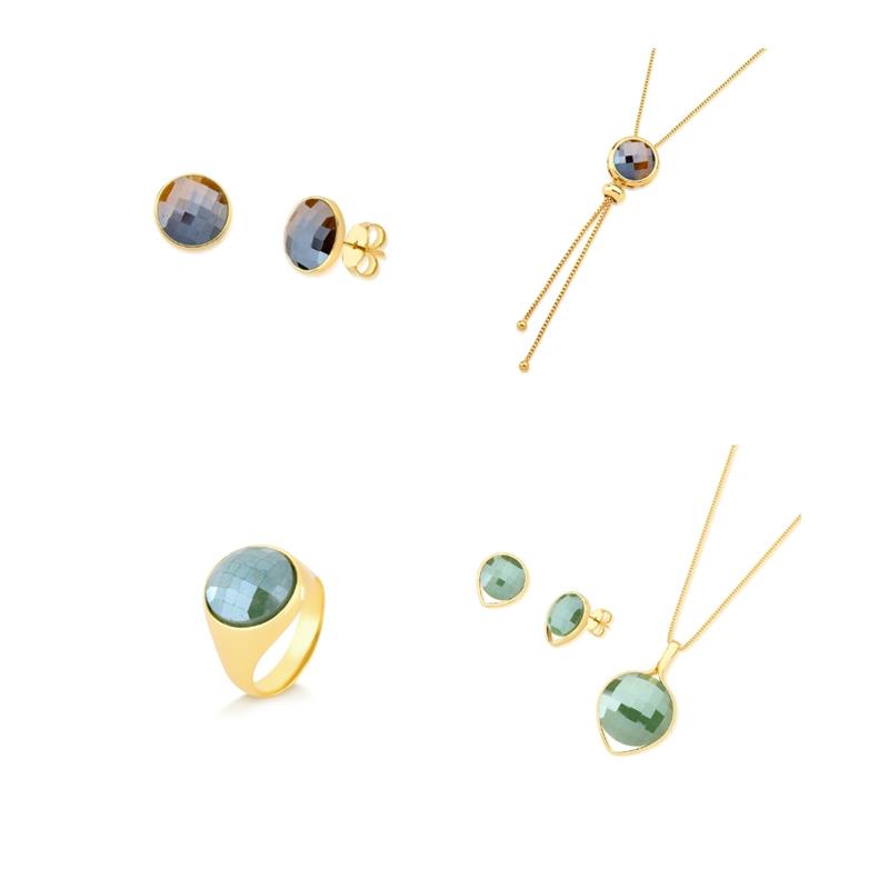 COMBO FOLHEADO A OURO