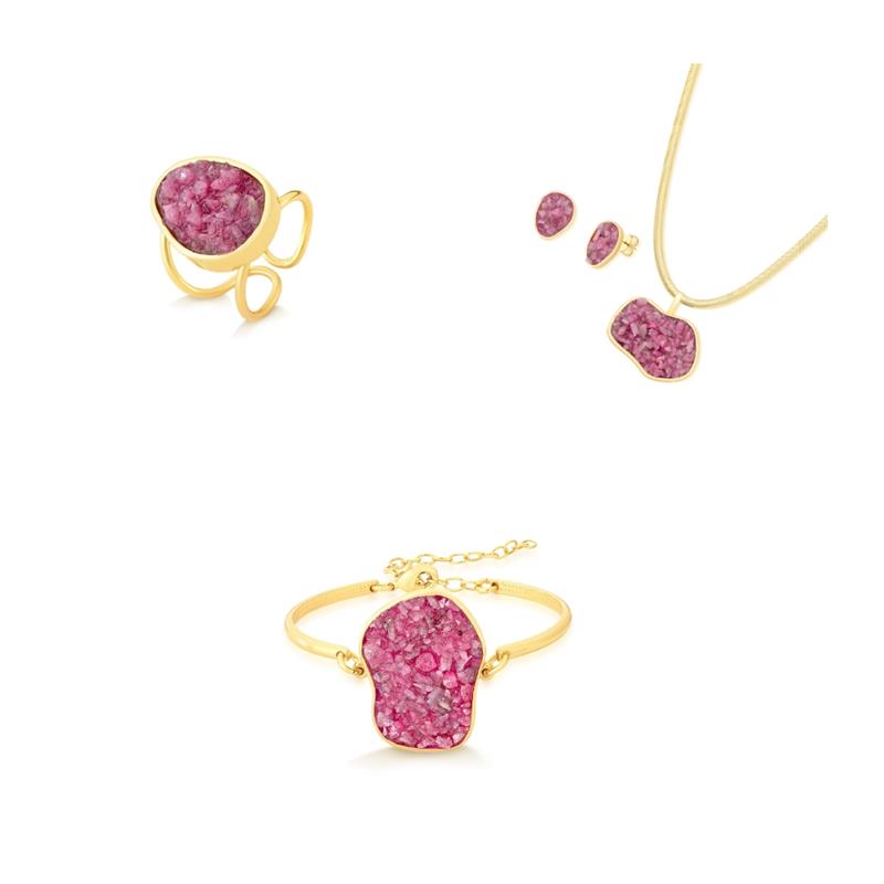 COMBO FOLHEADO A OURO