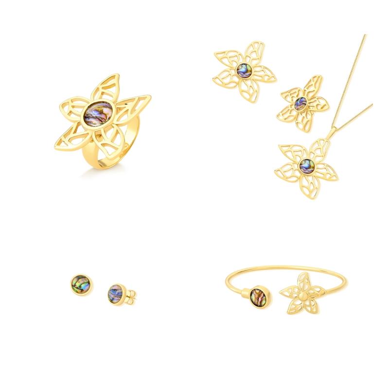 COMBO FOLHEADO A OURO