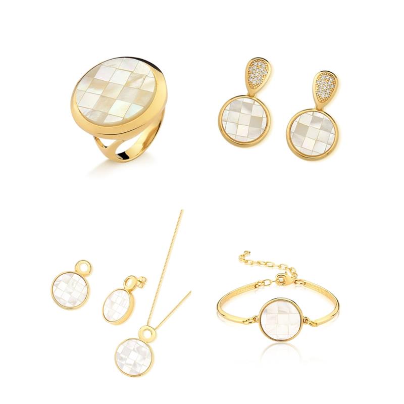 COMBO FOLHEADO A OURO