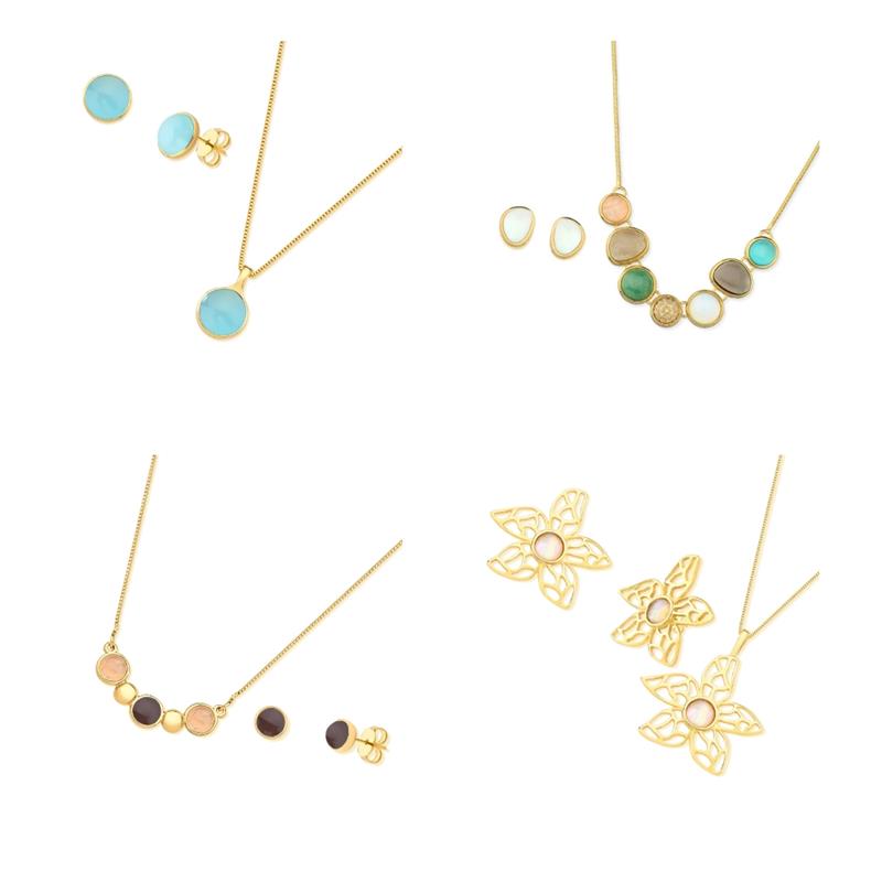 COMBO FOLHEADO A OURO