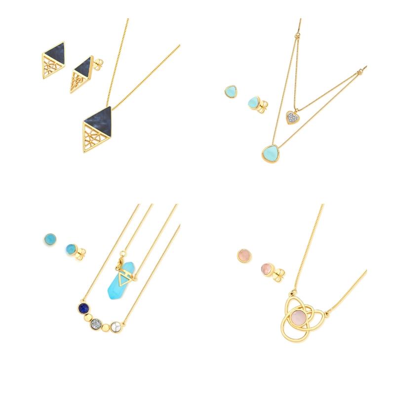 COMBO FOLHEADO A OURO