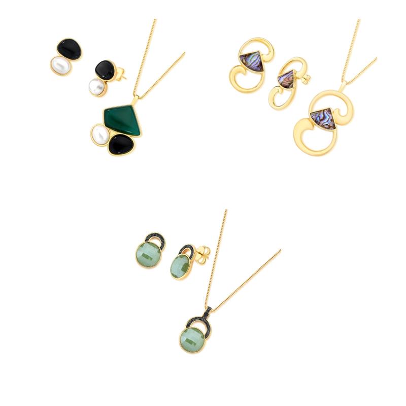 COMBO FOLHEADO A OURO