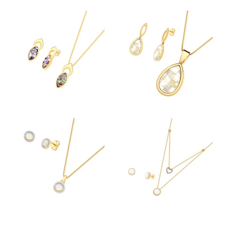 COMBO FOLHEADO A OURO