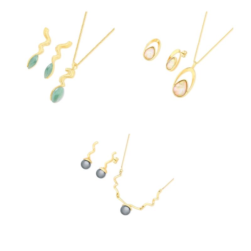 COMBO FOLHEADO A OURO