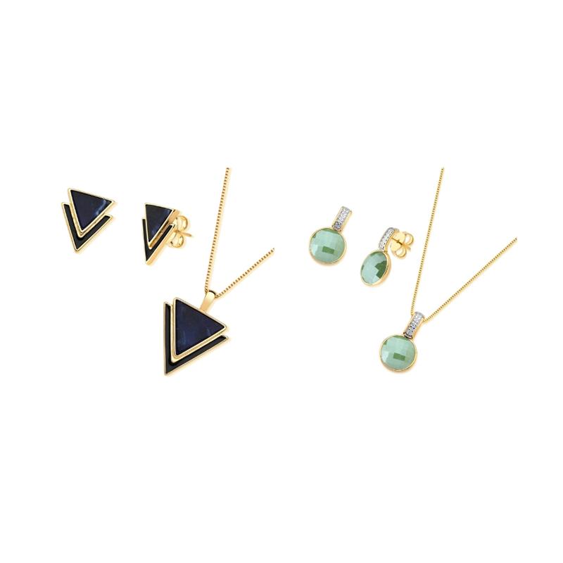 COMBO FOLHEADO A OURO