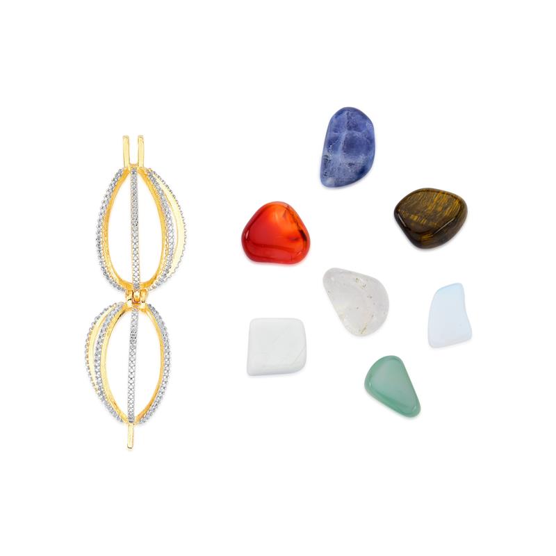 COMBO FOLHEADO A OURO E RÓDIO BRANCO