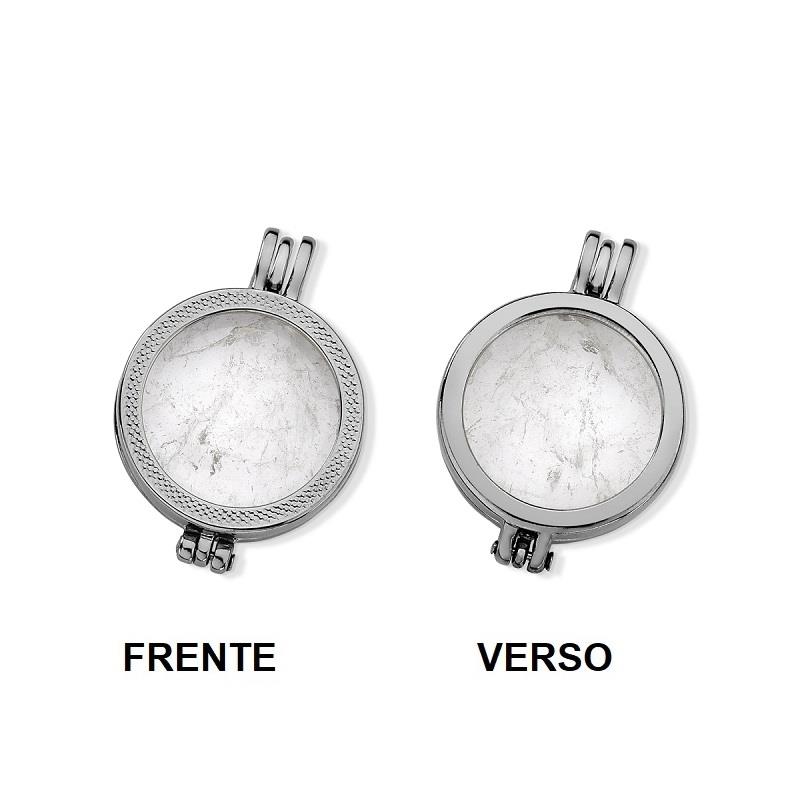 COMBO RELICÁRIO FOLHEADO A RÓDIO NEGRO