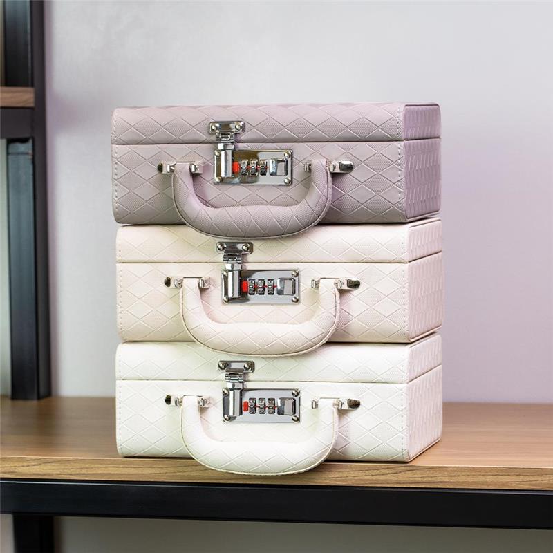 MALETA PEQUENA DUPLA COM SENHA 9,4X16,5X24 CM