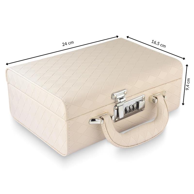 MALETA PEQUENA DUPLA COM SENHA 9,4X16,5X24 CM