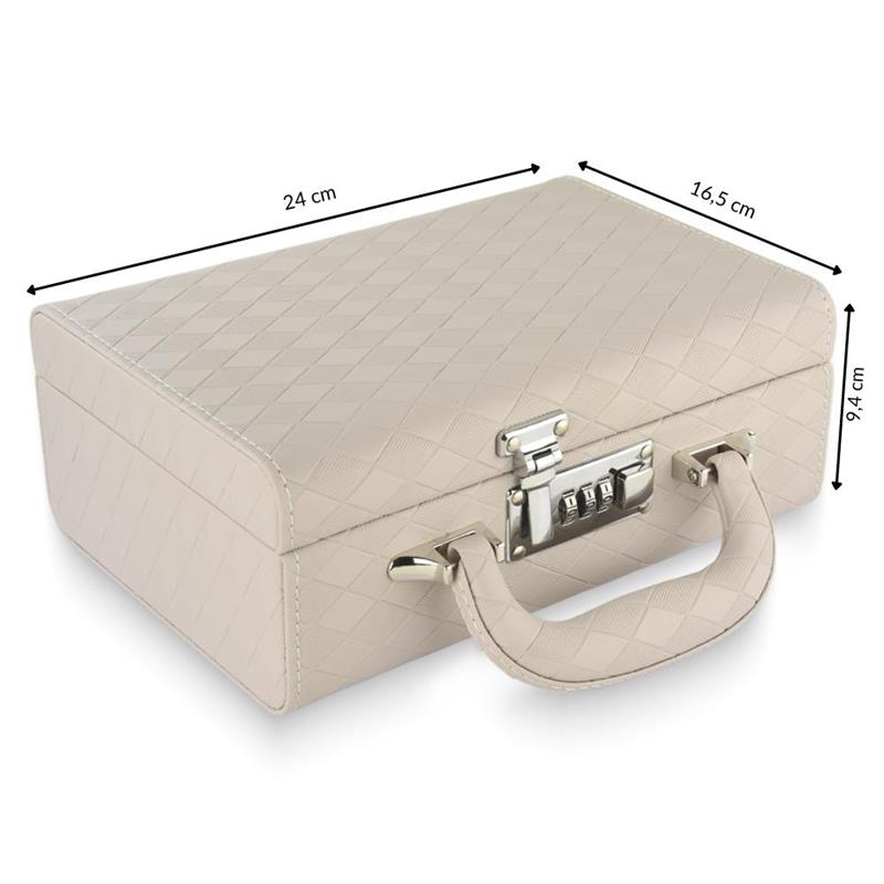 MALETA PEQUENA DUPLA COM SENHA 9,4X16,5X24 CM