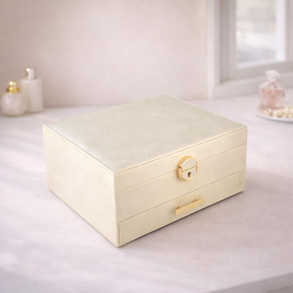 MALETA MÉDIA COM LED E GAVETA 11X17,5X23CM 