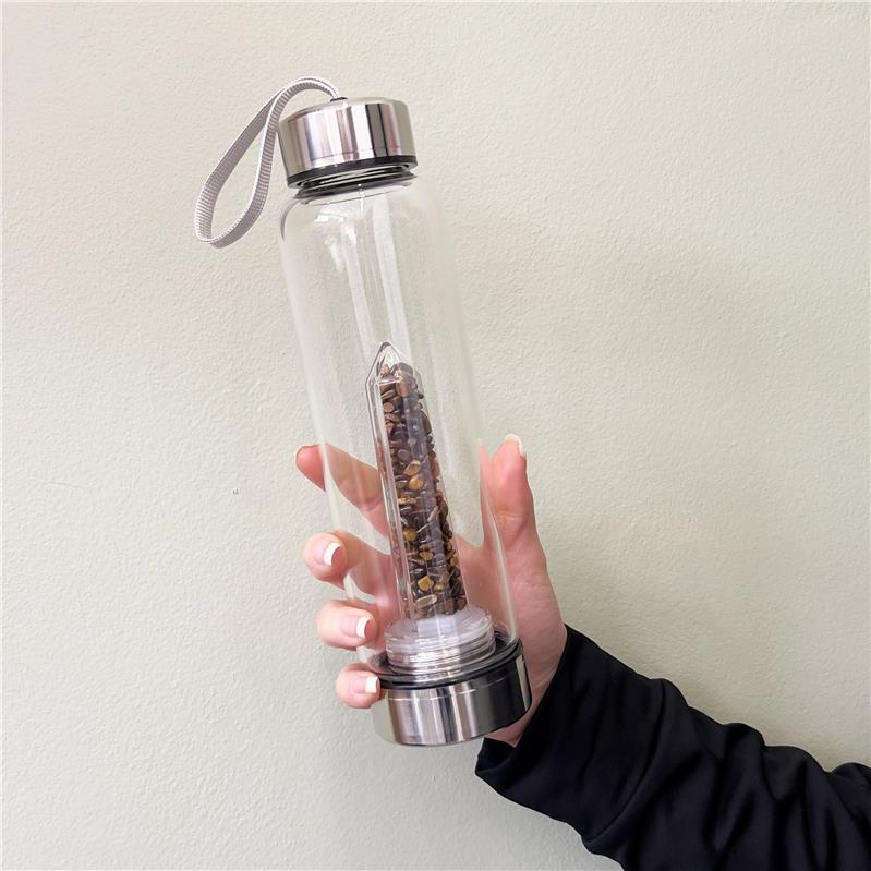 GARRAFA BOAS VIBRAÇÕES - CAPA ROSA