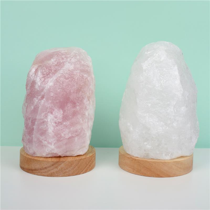 LUMINÁRIA GRANDE LUZ BRANCA - QUARTZO BRANCO