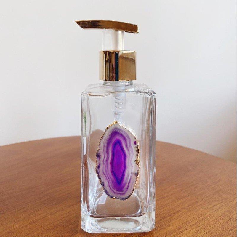 DISPENSER MULTIUSO COM PUMP FOLHEADO A OURO