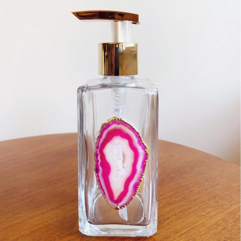 DISPENSER MULTIUSO COM PUMP FOLHEADO A OURO