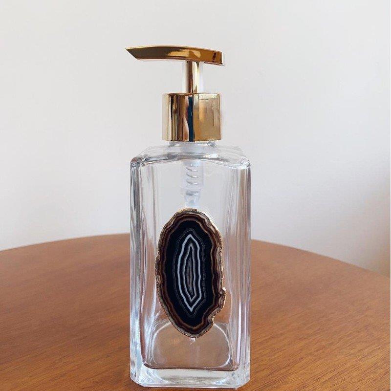 DISPENSER MULTIUSO COM PUMP FOLHEADO A OURO