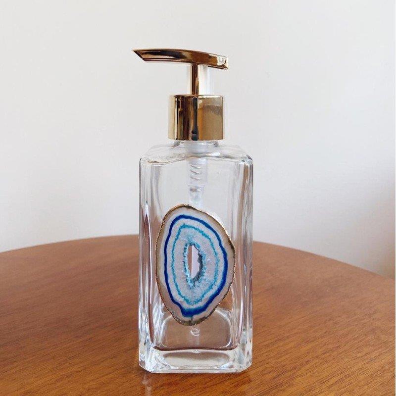 DISPENSER MULTIUSO COM PUMP FOLHEADO A OURO