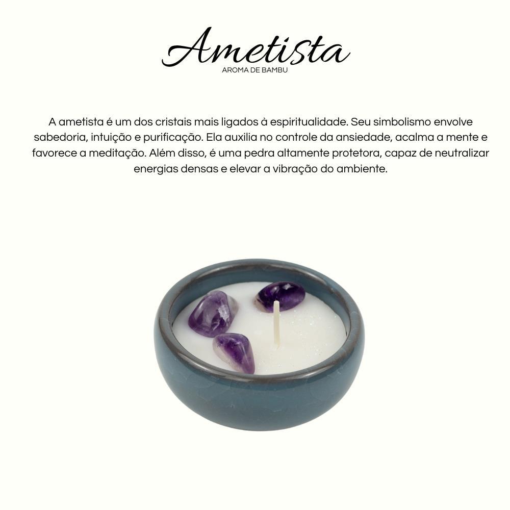 KIT DE VELAS AROMÁTICAS DE AMETISTA