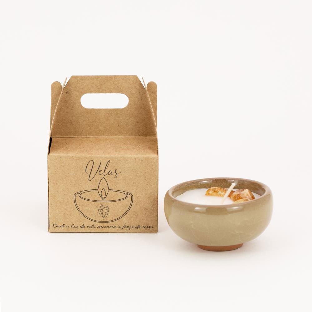KIT DE VELAS AROMÁTICA DE CITRINO 