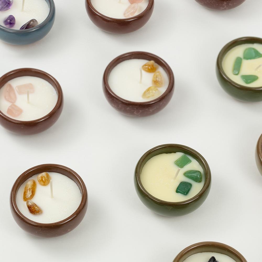 KIT DE VELAS AROMÁTICAS DE PIRITA