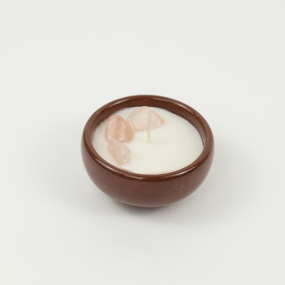 KIT DE VELAS AROMÁTICAS DE QUARTZO ROSA
