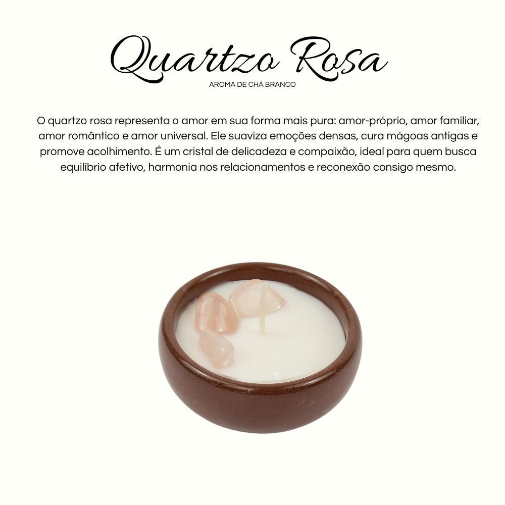 KIT DE VELAS AROMÁTICAS DE QUARTZO ROSA