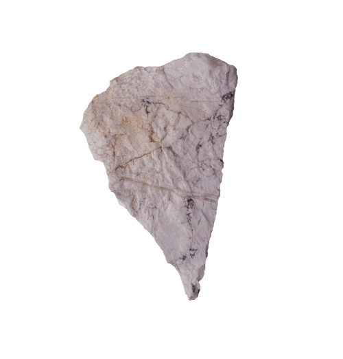 Fotografia da pedra Howlita bruta