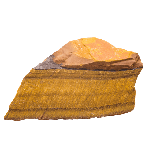 Fotografia da pedra Olho de tigre bruta