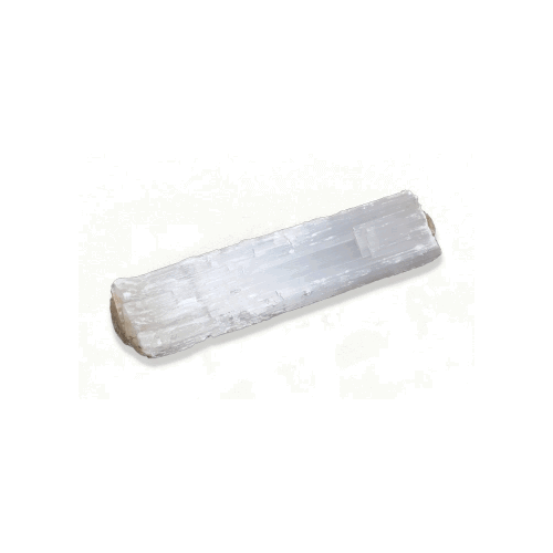 Fotografia da pedra selenita bruta