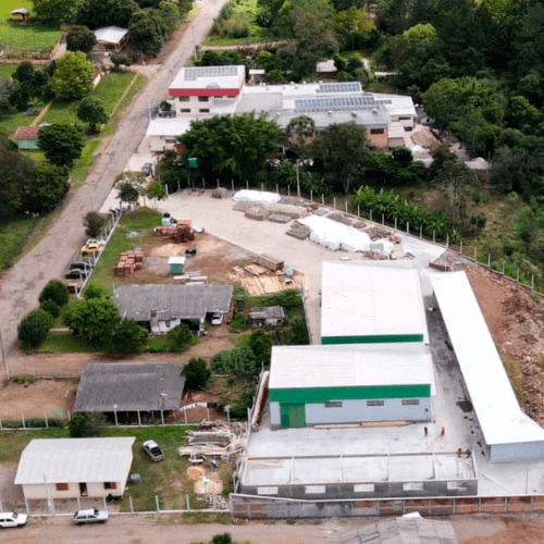 Fotografia aérea da empresa